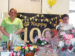 Madeleine Minic feiert 100. Geburtstag im Alten- und Pflegeheim St. Franziskus Perl-Besch