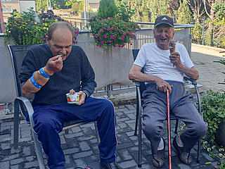 Wenn der Eismann klingelt im Alten- und Pflegeheim St. Franziskus Perl-Besch