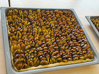 Frischer Zwetschgen-Kuchen in St. Franziskus Perl-Besch