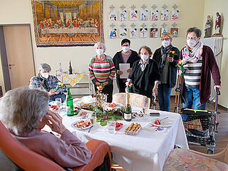 Madeleine Minic feiert 100. Geburtstag im Alten- und Pflegeheim St. Franziskus Perl-Besch