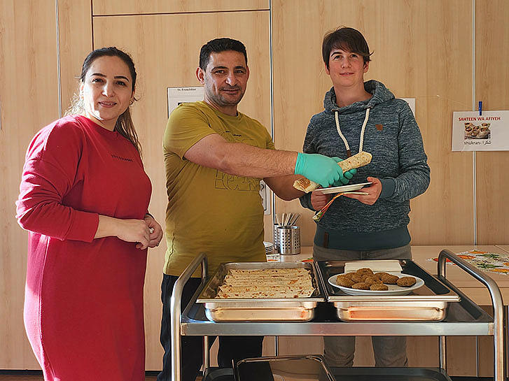 Gesundes Essen am Gesundheitstag des Alten- und Pflegeheims St. Franziskus Perl-Besch